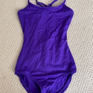 Medium Purple Capezio Camisole Leotard with Adjustable Straps